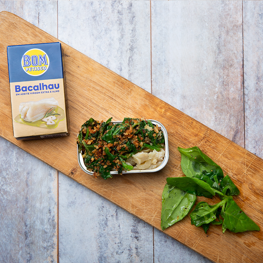 Bacalhau (Cod fish) in Extra Virgin Olive Oil and Garlic