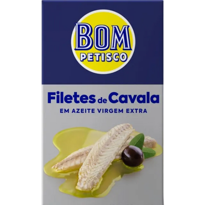 Bom Petisco Mackerel Fillets in Extra Virgin Olive Oil