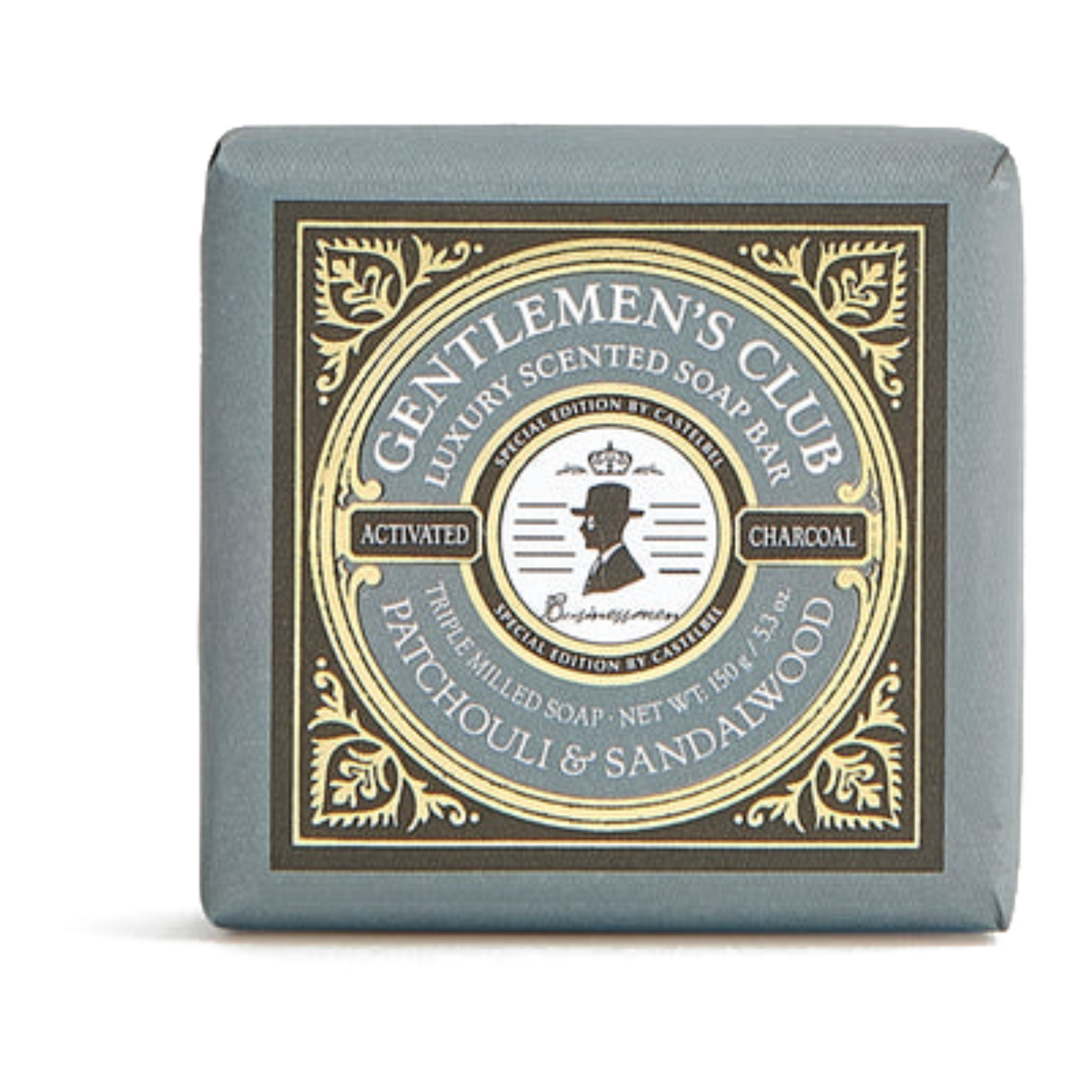 Gentlemen's Club Patchouli & Sandalwood Soap 150g
