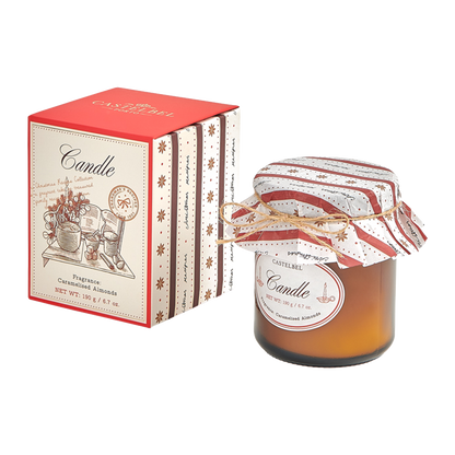 Castelbel Scented Candle Caramelized Almonds - 190g – alternate official product view
