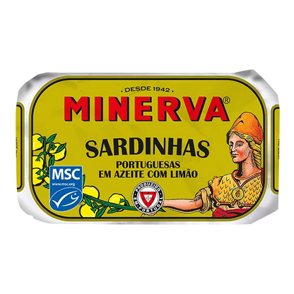 Minerva Portuguese Sardines in Olive Oil Degustacion (4 x 120g)