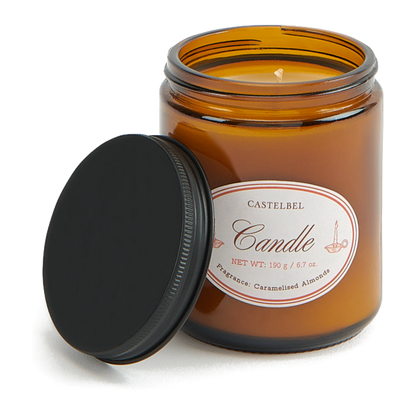 Castelbel Scented Candle Caramelized Almonds - 190g – official P3 product view