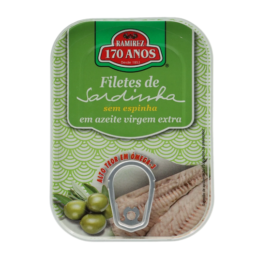 Ramirez boneless sardine fillets in extra virgin olive oil