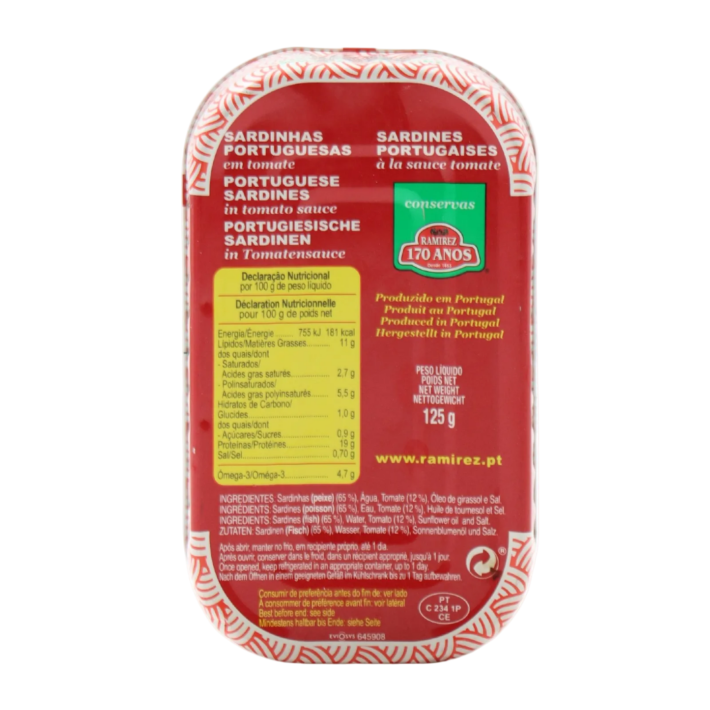 Ramirez Portuguese Sardines in Tomato Sauce